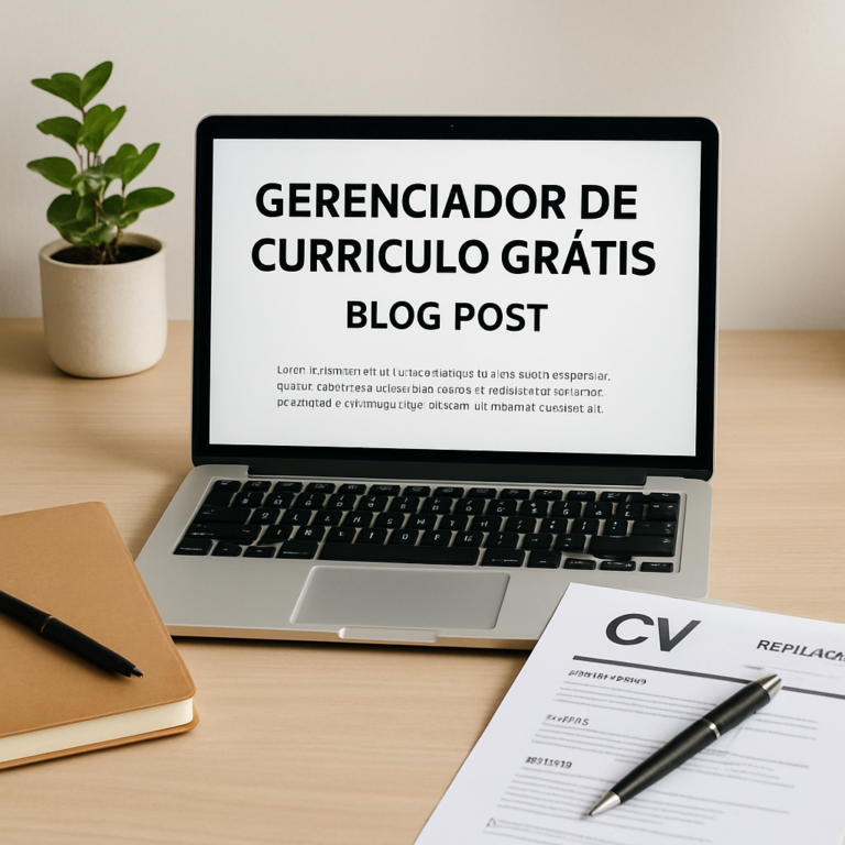 Gerenciador de currículo grátis: a ferramenta que você precisa